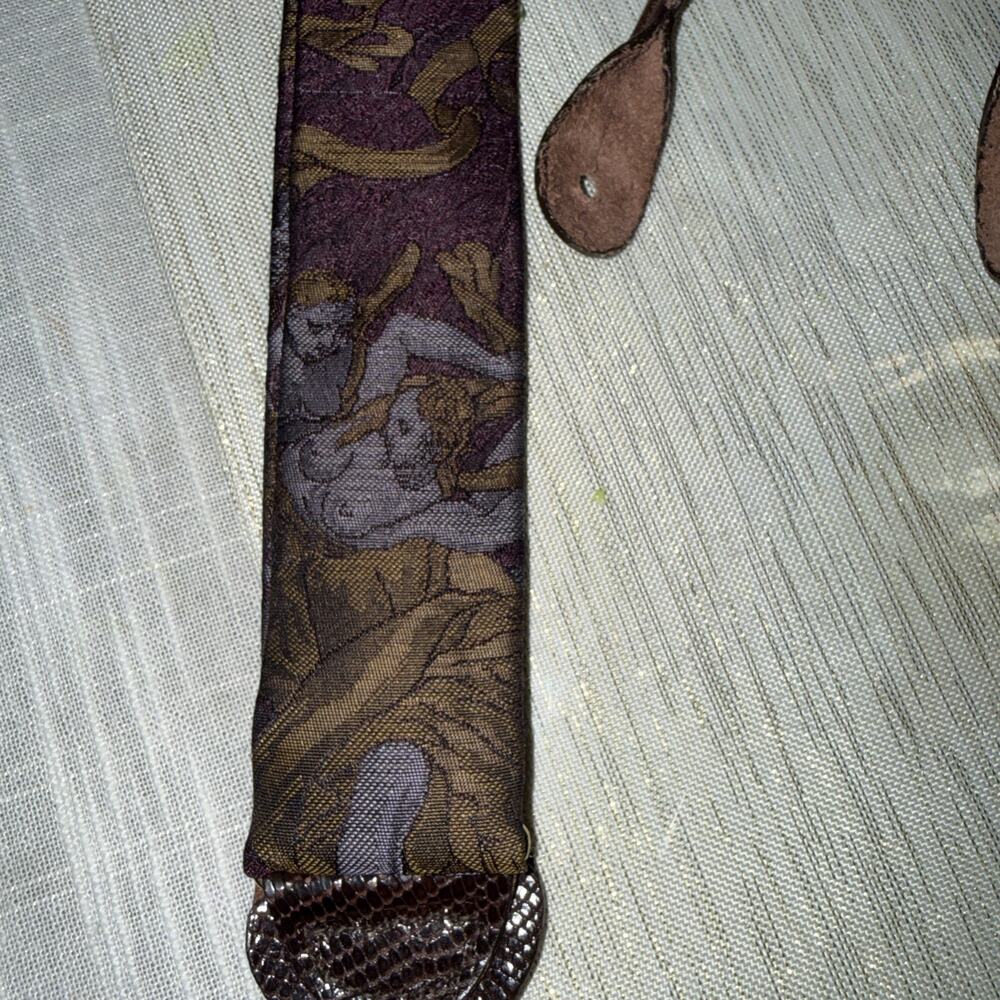 Trafalgar Limited Edition Men Silk suspenders braces Saint Angel - Picture 9 of 12